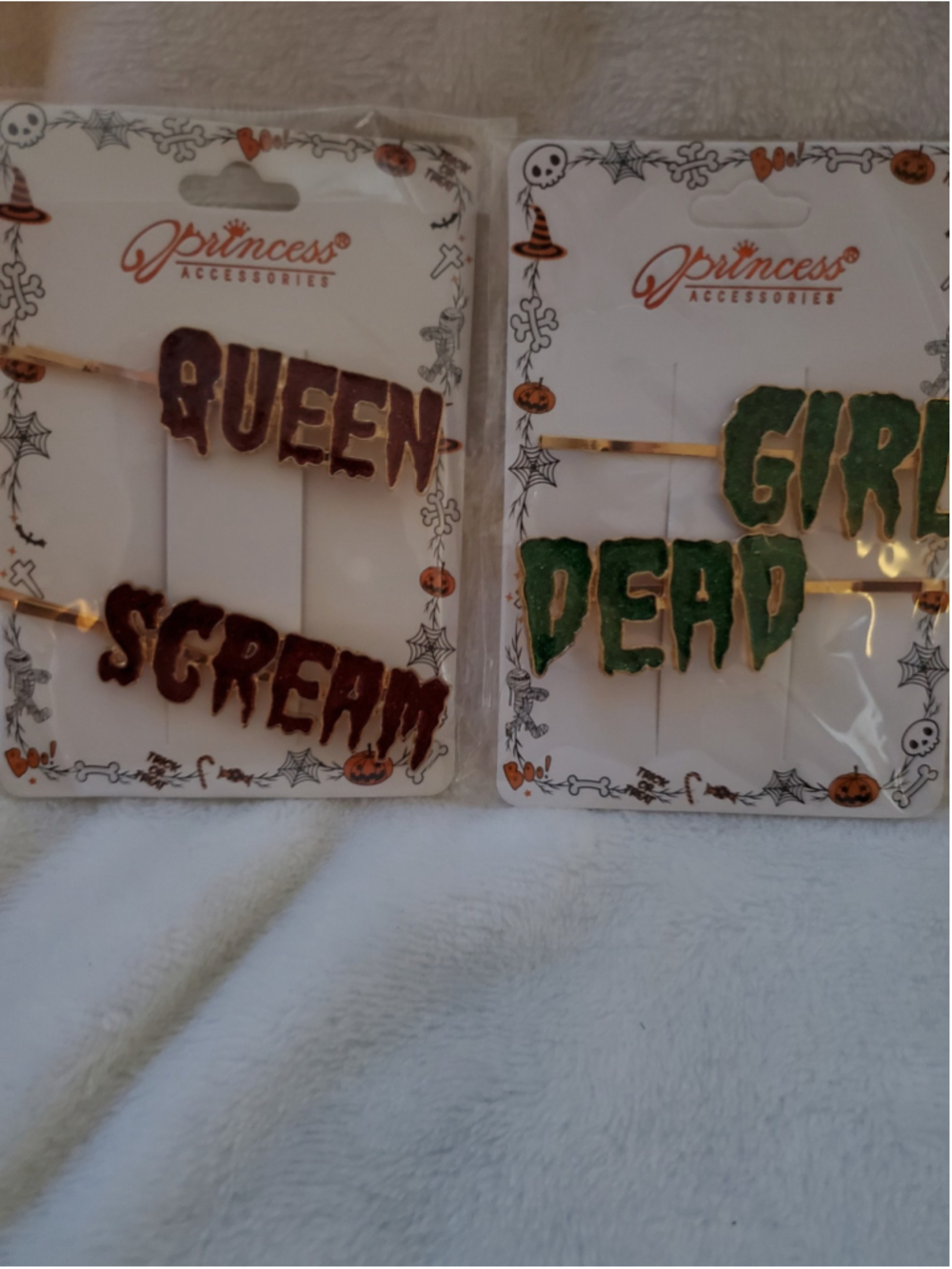 You better Scream Queen, or your a Dead Girl year Round Hair Clips